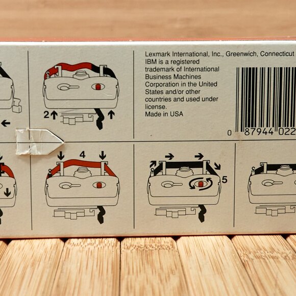 IBM 1299095 by Lexmark Black High Yield Correctable Film Ribbon, Lot of 4, USA - Picture 4 of 6
